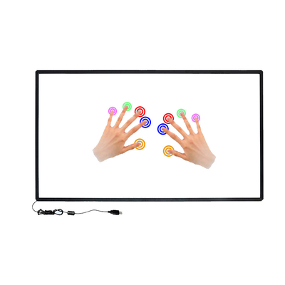 제품 광고를 위한 Antilight 70inch 적외선 터치스크린 오바레이 장비