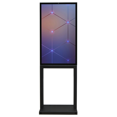 2K 옥외 LCD 광고 전시, 32&quot; 지면 서 있는 터치스크린 간이 건축물 2000 nits