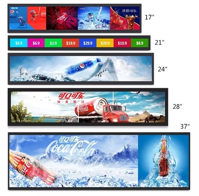 1500cd/m2 기지개된 막대기 LCD 디스플레이, IPS 36.5 인치 울트라와이드 Lcd 패널